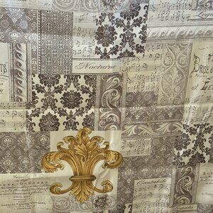 Fleur-de-lis shower curtain